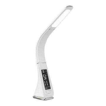 Rabalux - LED prigušiva dodirna stona lampa sa displejem LED/5W/230V bela
