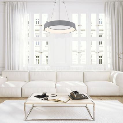 Rabalux - LED prigušiva viseća lampa na sajli LED/24W/230V okrugla 3000-6000K + daljinski upravljač