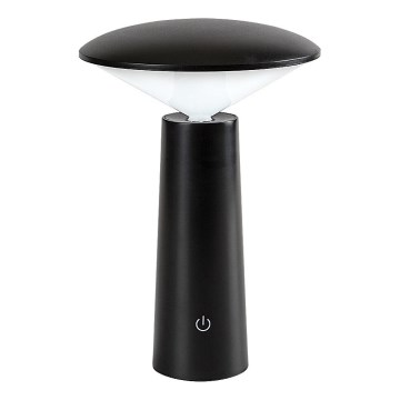 Rabalux - LED prigušiva punjiva dodirna stona lampa POLPERRO LED/3W/3,7V 1200mAh crna