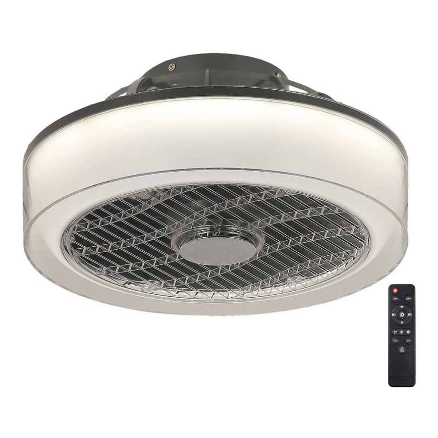Rabalux - LED prigušiva stropna svetiljka sa ventilatorom LED/30W/230V 3000-6000K + daljinski upravljač