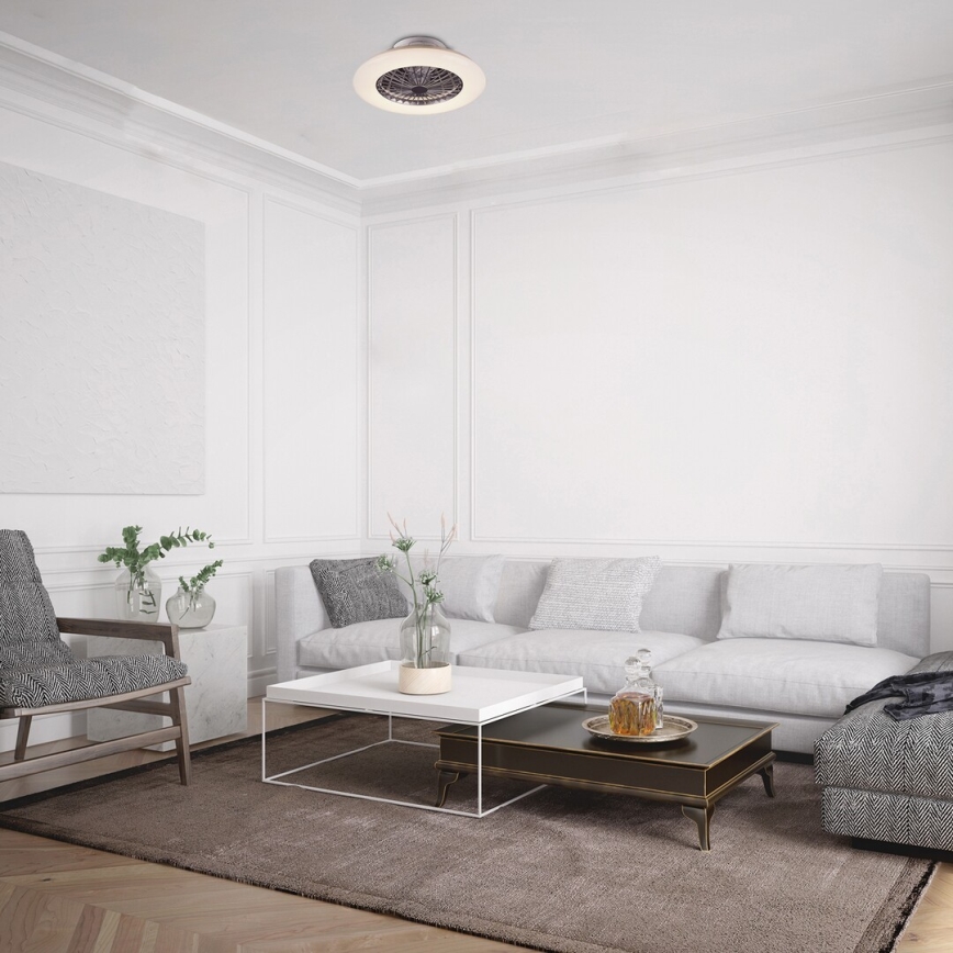 Rabalux - LED prigušiva stropna svetiljka sa ventilatorom LED/30W/230V 3000-6500K + daljinski upravljač