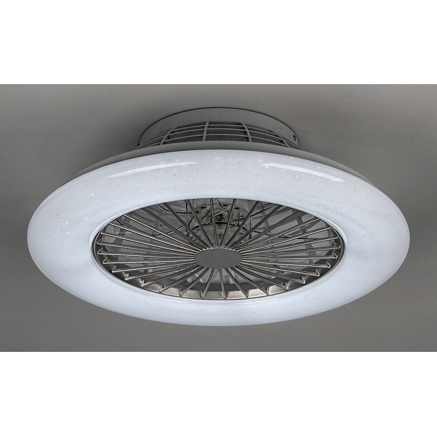Rabalux - LED prigušiva stropna svetiljka sa ventilatorom LED/30W/230V 3000-6500K + daljinski upravljač