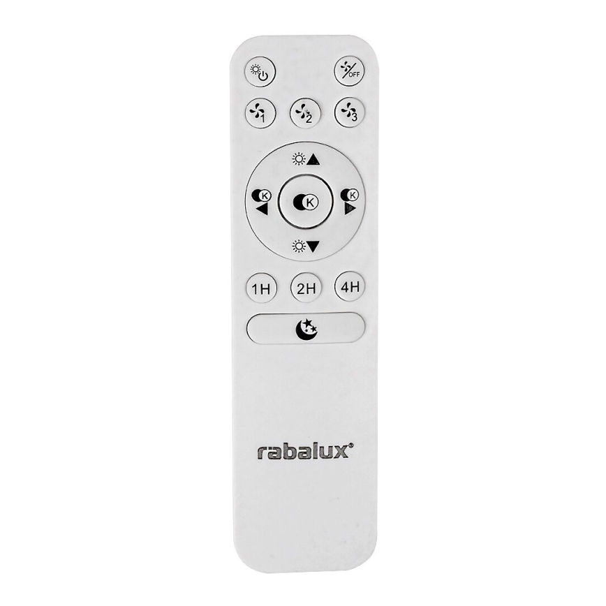 Rabalux - LED prigušiva stropna svetiljka sa ventilatorom LED/30W/230V 3000-6500K + daljinski upravljač