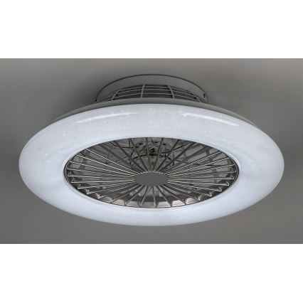 Rabalux - LED prigušiva stropna svetiljka sa ventilatorom LED/30W/230V 3000-6500K + daljinski upravljač