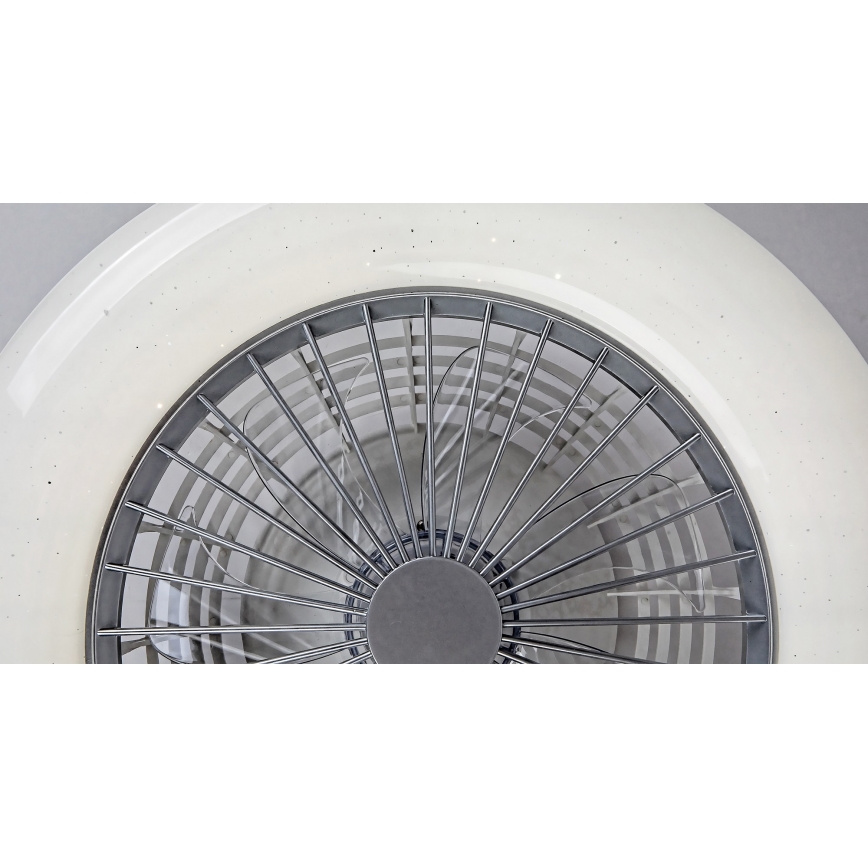 Rabalux - LED prigušiva stropna svetiljka sa ventilatorom LED/30W/230V 3000-6500K + daljinski upravljač