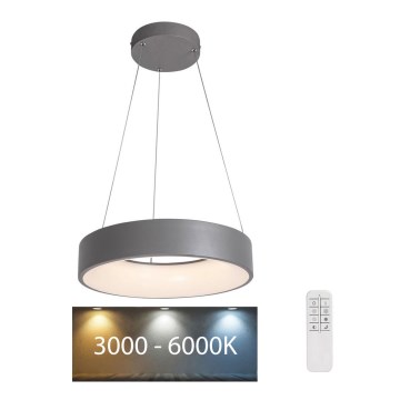 Rabalux - LED prigušiva viseća lampa na sajli LED/24W/230V okrugla 3000-6000K + daljinski upravljač