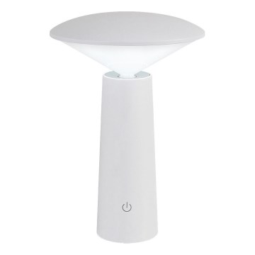 Rabalux - LED punjiva dodirna stona lampa POLPERRO LED/3W/3,7V 1200mAh, bela, sa prigušiva