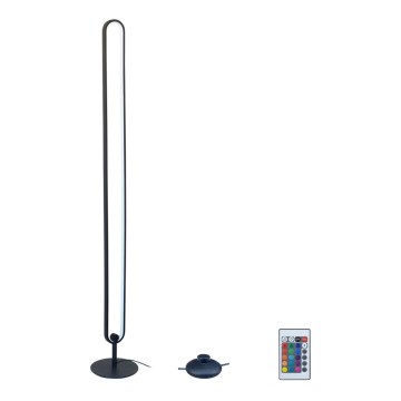 Rabalux - LED RGB prigušiva podna lampa LED/19W/230V + daljinski upravljač