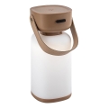 Rabalux - LED spoljašnja prigušiva stona lampa, na dodir, punjiva, LED/3W/5V, IP44, braon