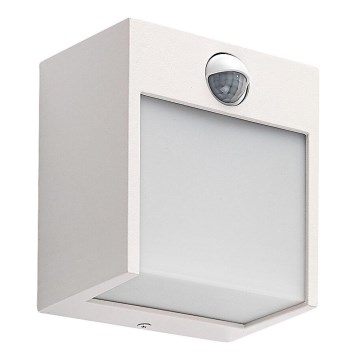 Rabalux - LED spoljašnja zidna svetiljka sa senzorom, LED/12W/230V, bela, IP44