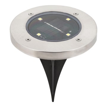 Rabalux - LED spoljašnje solarno svetlo sa senzorom LED/0,24W/1xAA 400 mAh crno IP44