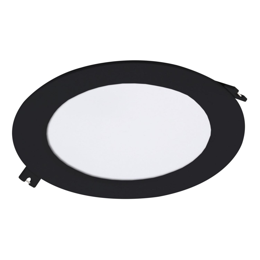 Rabalux - LED ugradna svetiljka LED/12W/230V, prečnik 17 cm, crna