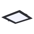 Rabalux - LED ugradno plafonsko svetlo LED/18W/230V 22x22 cm crno