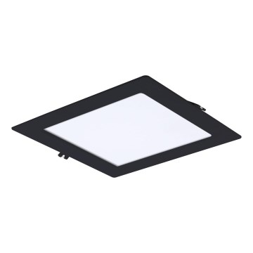 Rabalux - LED ugradno plafonsko svetlo LED/18W/230V 22x22 cm crno