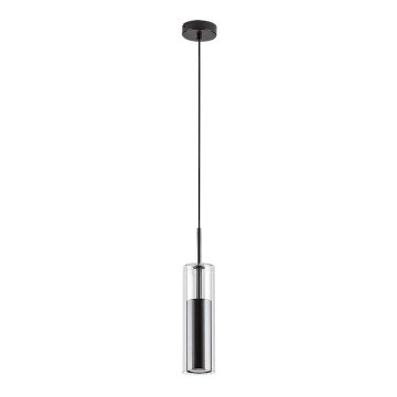 Rabalux - Luster na sajli 1xGU10/50W/230V proziran/crni