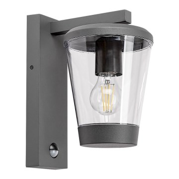 Rabalux - Spoljašnja zidna lampa sa senzorom pokreta 1xE27/40W/230V IP44