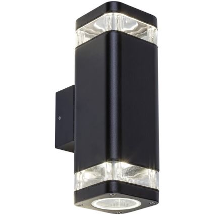 Rabalux - Spoljašnja zidna svetiljka 2xGU10/25W/230V IP44 crna
