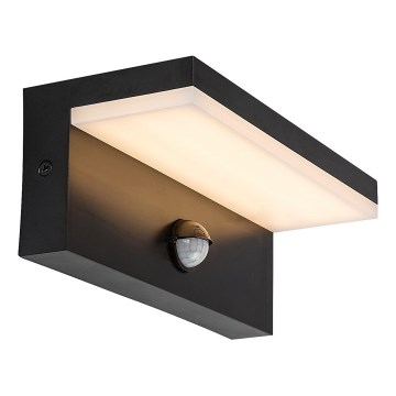 Rabalux - spoljno zidno LED svetlo sa senzorom LED/9W/230V 2700/4000/6500K IP54 crna