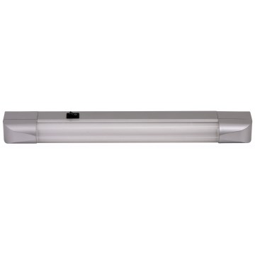Rabalux - Svetlo za ugradnju ispod kuhinjskih elemenata BAND LIGHT 1xG13/10W/230V 39,5 cm srebrno