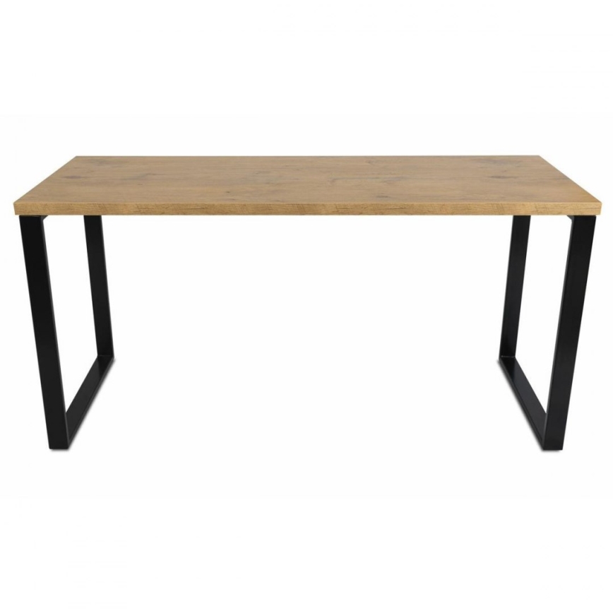 Radni sto BLAT 160x60 cm crna/braon