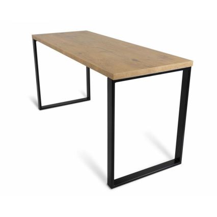 Radni sto BLAT 160x60 cm crna/braon