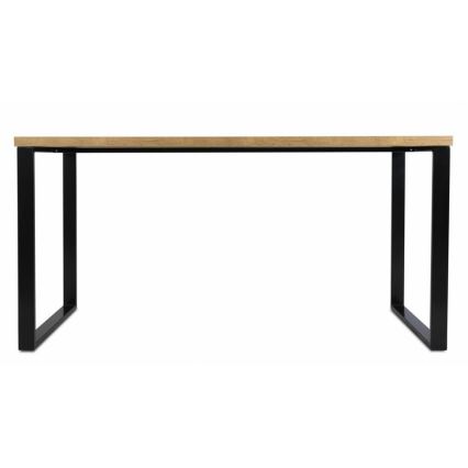 Radni sto BLAT 160x60 cm crna/braon