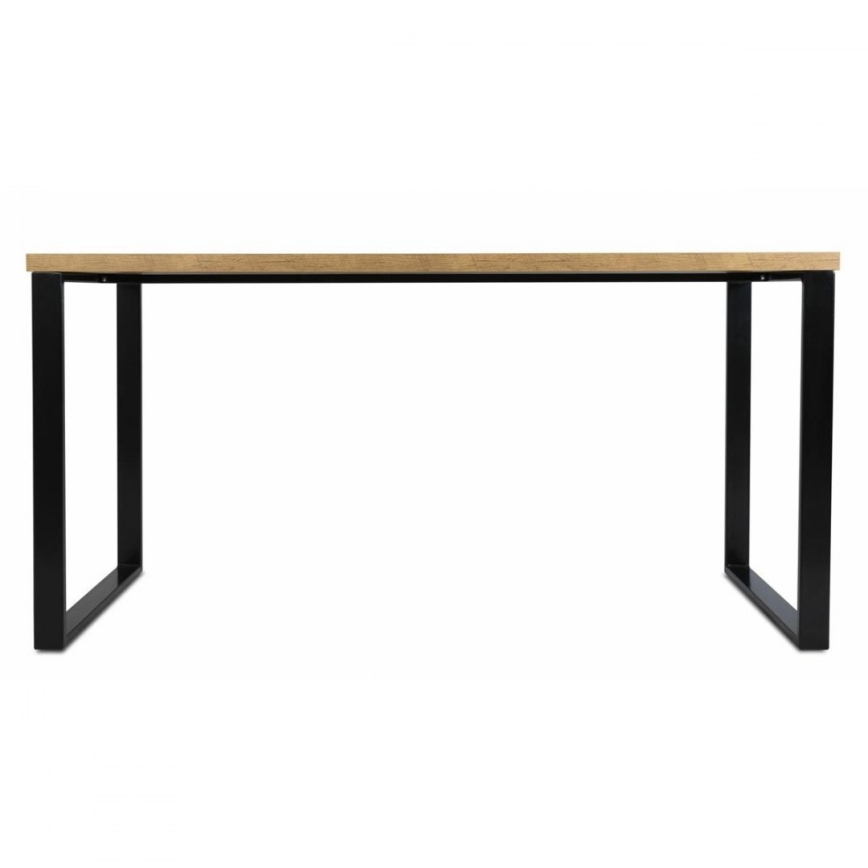 Radni sto BLAT 160x60 cm crna/braon