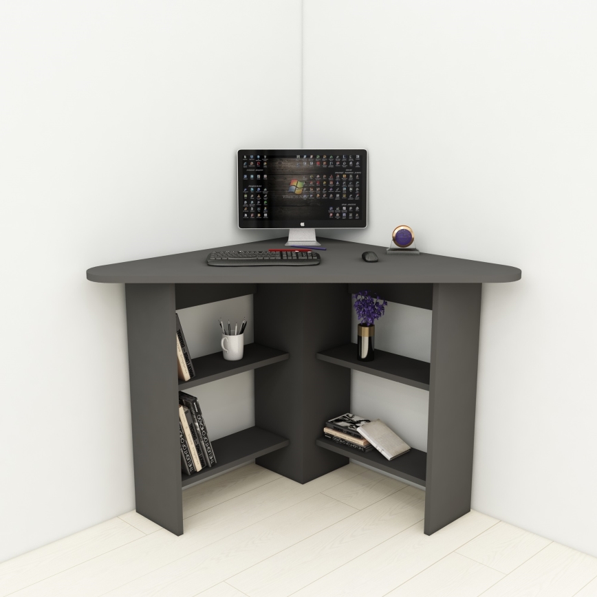 Radni sto CORNER 73,8x80 cm antracit