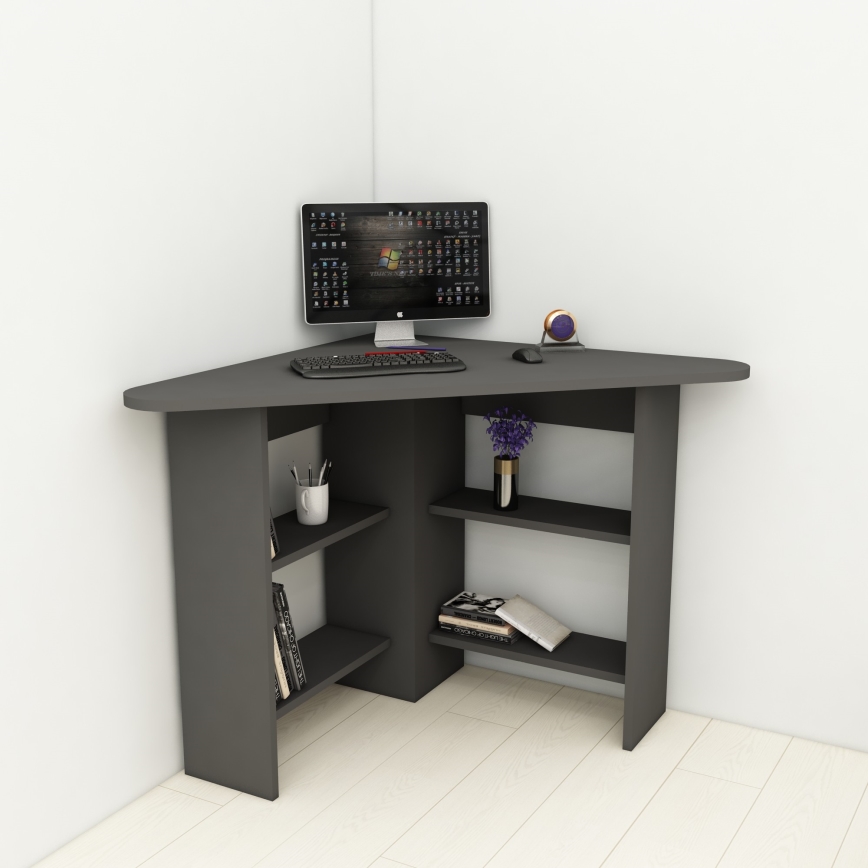 Radni sto CORNER 73,8x80 cm antracit
