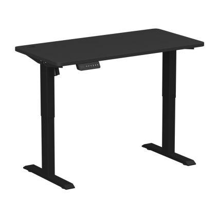 Radni sto podesiv po visini LEVANO 120x60 cm, crne boje