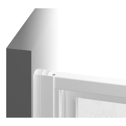 Ravak 00V701R211 - Trodelna tuš vrata SUPERNOVA 90x198 cm, bela