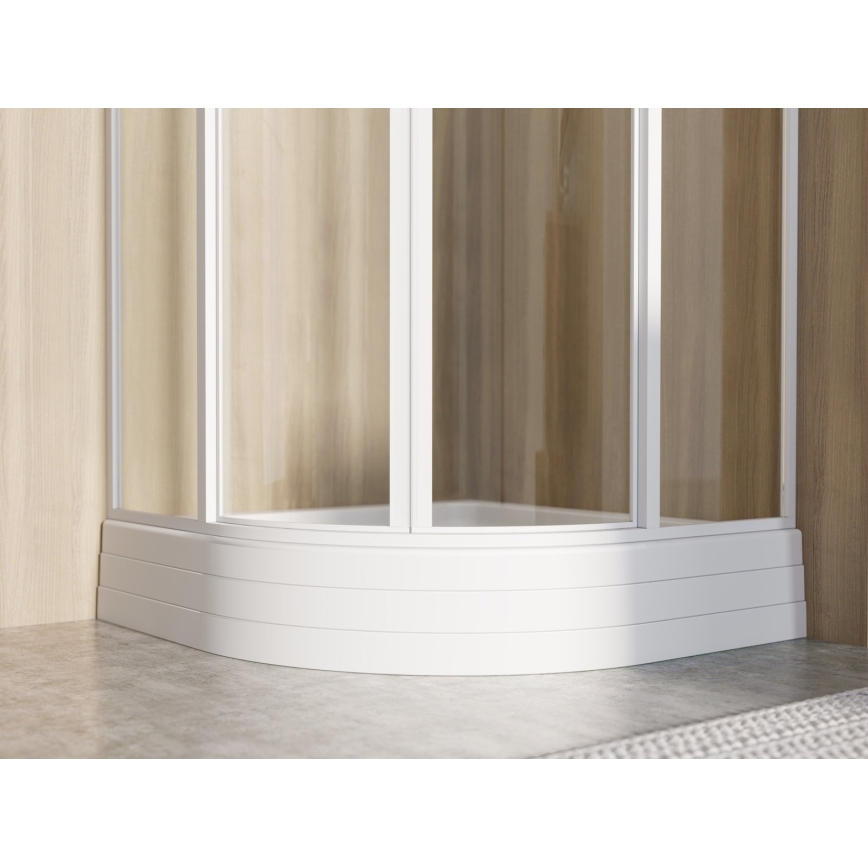 Ravak A204001120 - Četvrtkružna tuš kada RONDA 80x80 cm bela