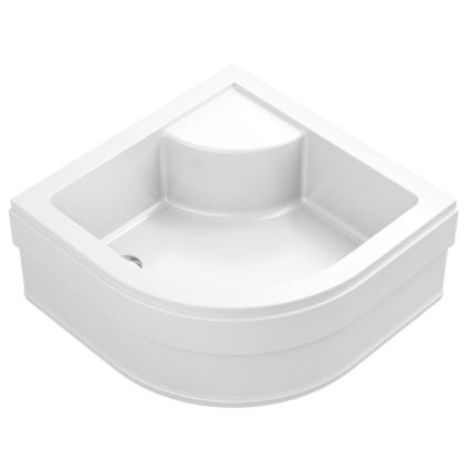 Ravak A217001020 - Četvrtkružna tuš-kada SABINA 90x90 cm bela