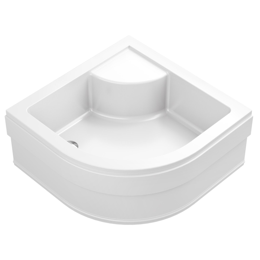 Ravak A217001020 - Četvrtkružna tuš-kada SABINA 90x90 cm bela