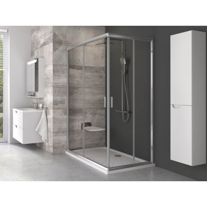 Ravak B8F0000060 - Sklopivo tuš sedište OVO crno