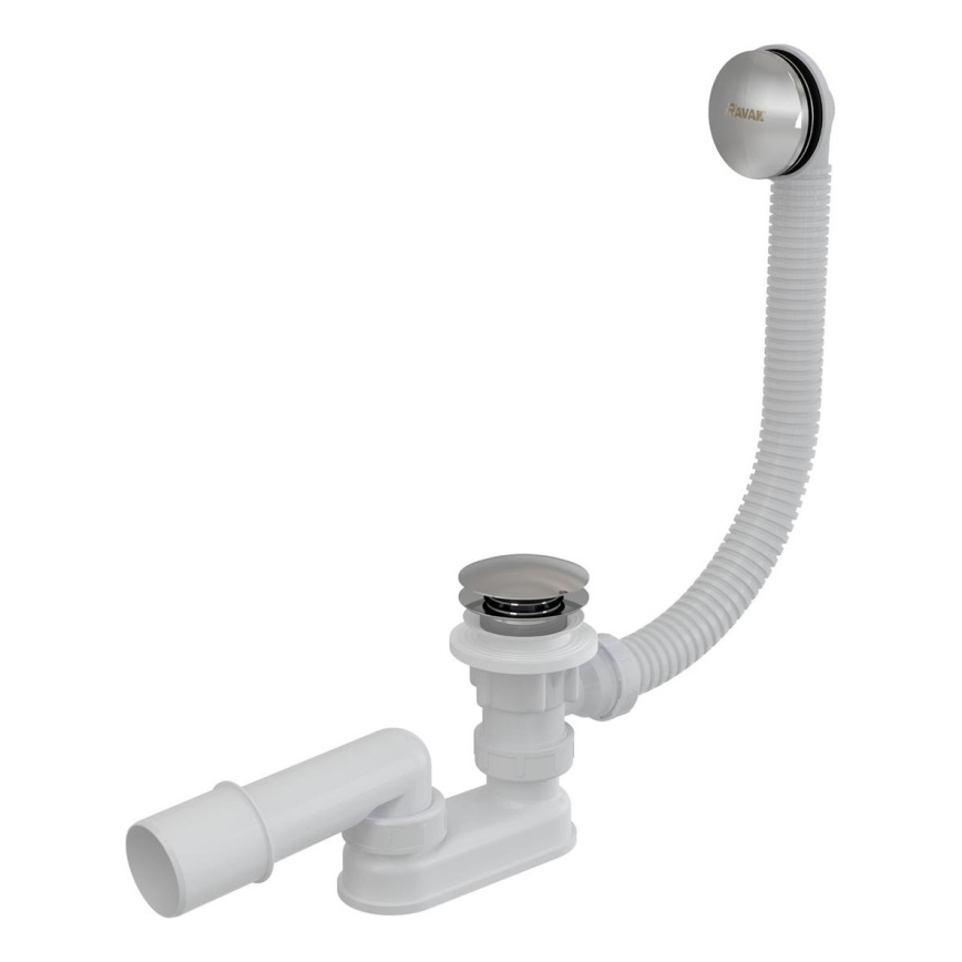 Ravak X01377 - Set za odvod i preljev za kadu, sjajni hrom