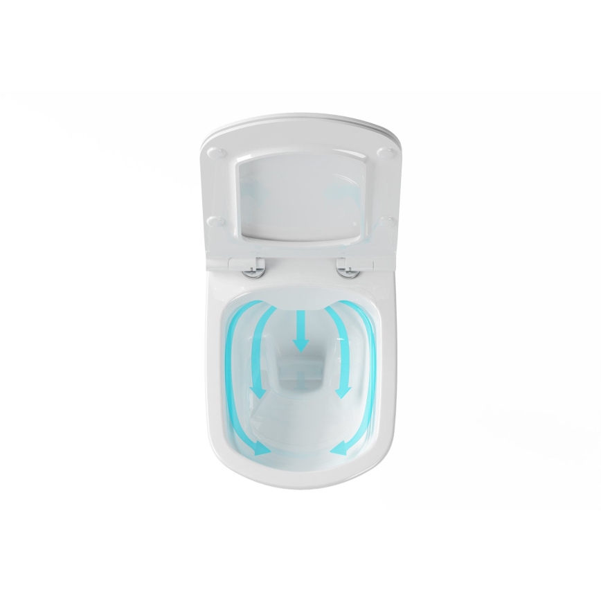 Ravak X01671 - Viseća WC šolja Rimless CLASSIC keramika/bela