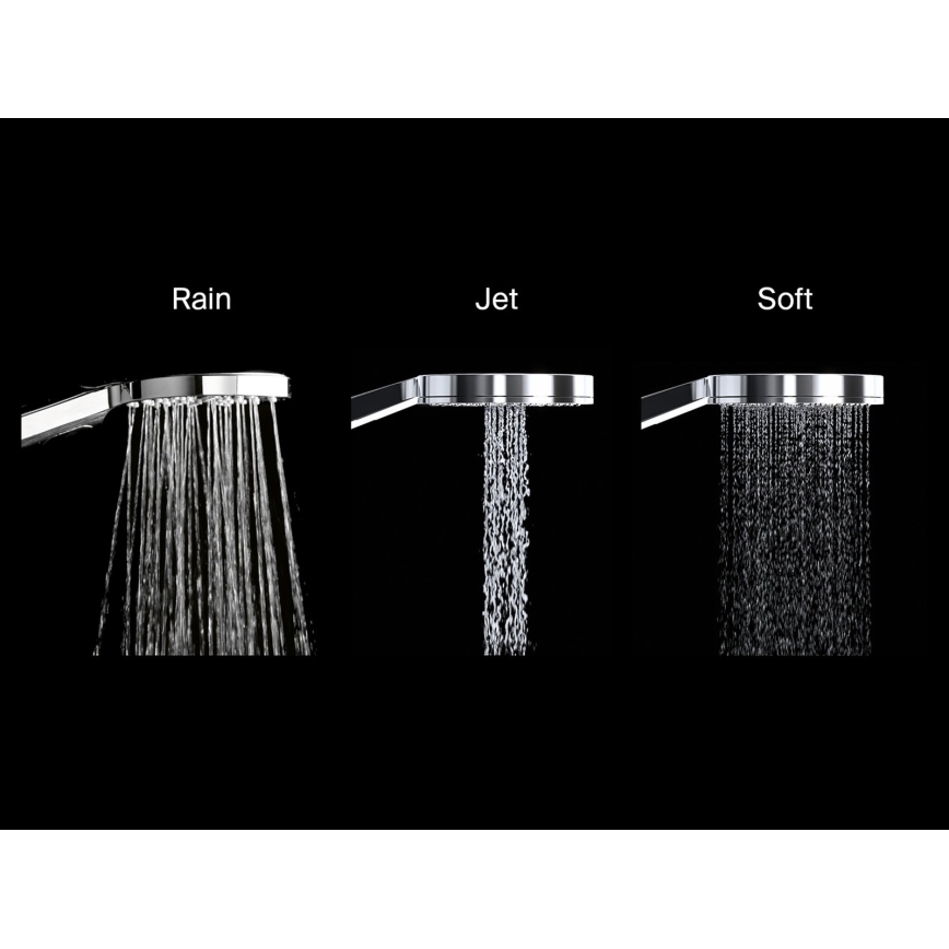 Ravak X07P009 - Ručna tuš slušalica FLAT, sjajni hrom