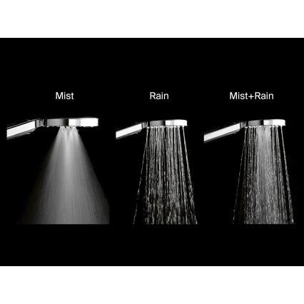 Ravak X07P233 - Ručna tuš ručica FLAT sa tasterom, sjajni hrom