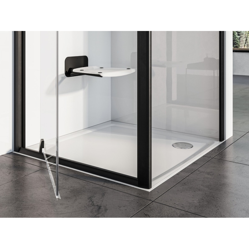 Ravak XA037711010 - Kvadratna tuš-kada PERSEUS 90x90 cm bela