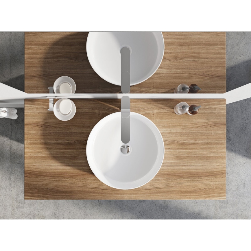 Ravak XJX01140001 - Umivaonik za postavljanje na ploču UNI prečnika 40 cm, keramika/bela