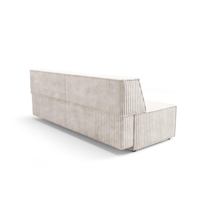 Razvlačni trosed TERAMO sa prostorom za odlaganje, bež