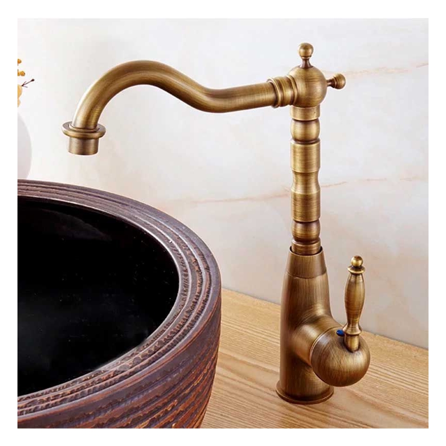 REA-B2150 - BONA baterija za umivaonik 28,5 cm, brušeno zlato