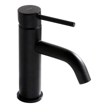 REA-B4102 - Baterija za umivaonik LUNGO 16,5 cm crna