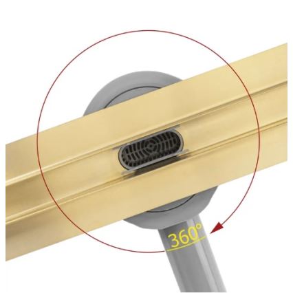 REA-G2714 - Odvodni žlab NEOX SLIM 70 cm nerđajući čelik/brušeno zlato