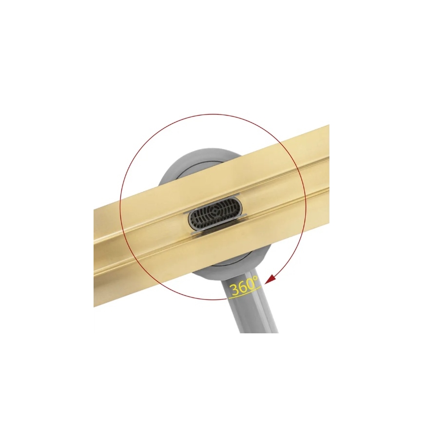 REA-G2714 - Odvodni žlab NEOX SLIM 70 cm nerđajući čelik/brušeno zlato