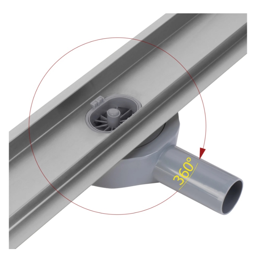 REA-G5809 - Odvodni žleb NEOX PRO 80 cm, od nerđajućeg čelika