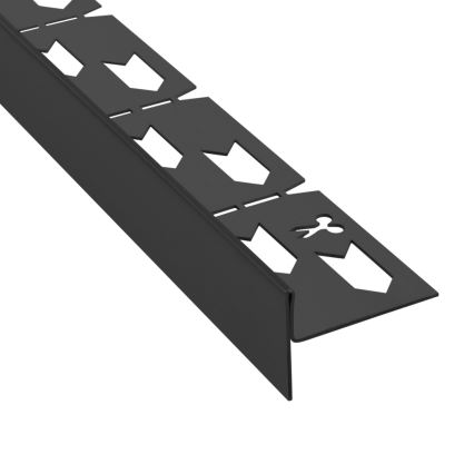 REA-K3218 - Nagibna šina 140 cm crna