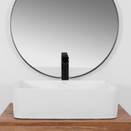 REA-U0669 - Nadgradni umivaonik ANITA 37,5x48,5 cm keramika/sjajna bela