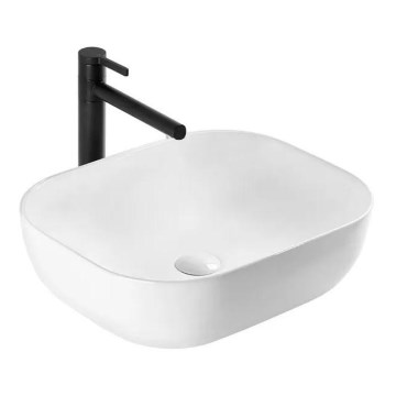 REA-U6300 - Umivaonik na ploču MONA SLIM 40x50,5 cm keramika/sjajna bela
